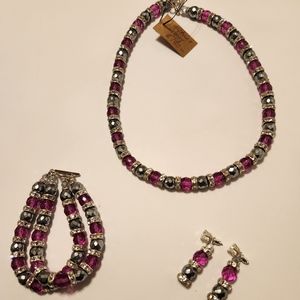 The Indian Duchess Collection Jewelry NWT - 3 pc necklace set.